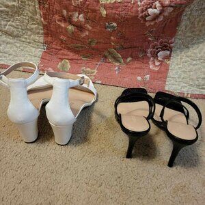 The Limited White Shoes and Forever 21 Black Shoes, Both Size 7